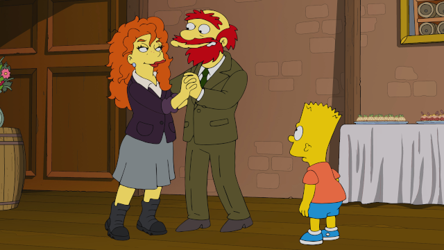Click to watch 'AE Bonny Romance' (popup) The Simpsons